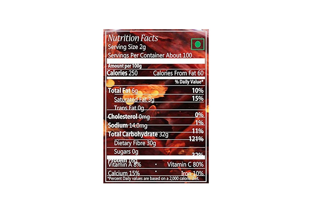 Bytewise Organic Red Chillies Whole    Bottle  100 grams